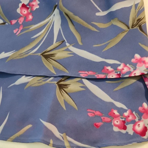 Ronni Nicole - Blue And Pink Floral Dress Women's Size 10 - Picture 4 of 8